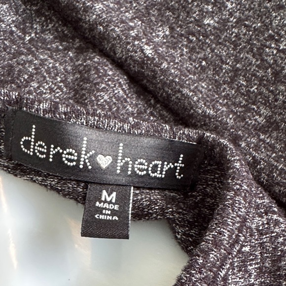 Derek Heart Gray Long Sleeve Cold Shoulder Dress Size M - Picture 4 of 4